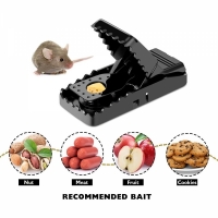 Set 6 capcane reutilizabile pentru soareci, 11.2 x 4.8 cm, negru, Vivo WMT6